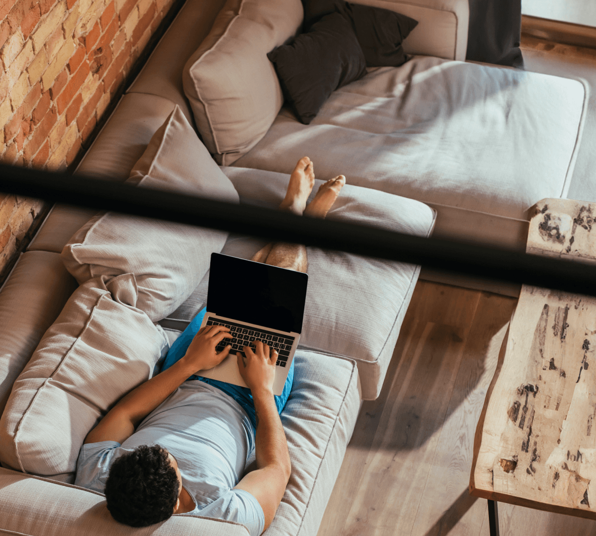 A digital interface displays a section titled "Share your legacy plan." It includes an option to add a new contact and an "Invite" button. Below this, three contacts are listed: Anna Shapiro, Matthew Shapiro, and Noah Brown, each accompanied by their email addresses and toggle switches for sharing the legacy plan.